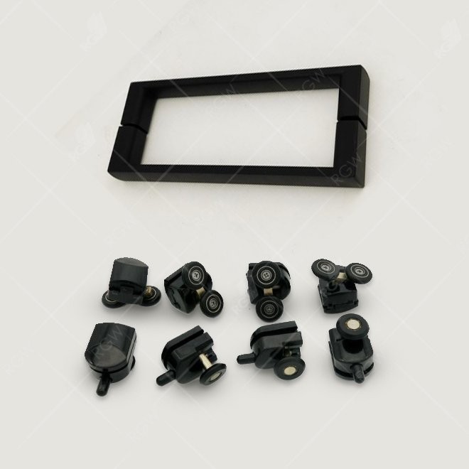 Душевой уголок RGW 130х100х185 см CL-48B CL-14B + Z-050-1B Прямоуг., Чёрный, Прозрачное, 5 мм Easy Clean (32094803-014)