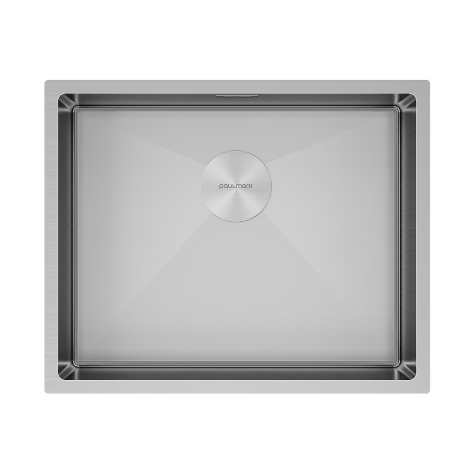 Мойка нерж. сталь NEXT 54 UNI, PM215444-BS, брашированная нерж.сталь, 540х440мм, Paulmark 1,2мм