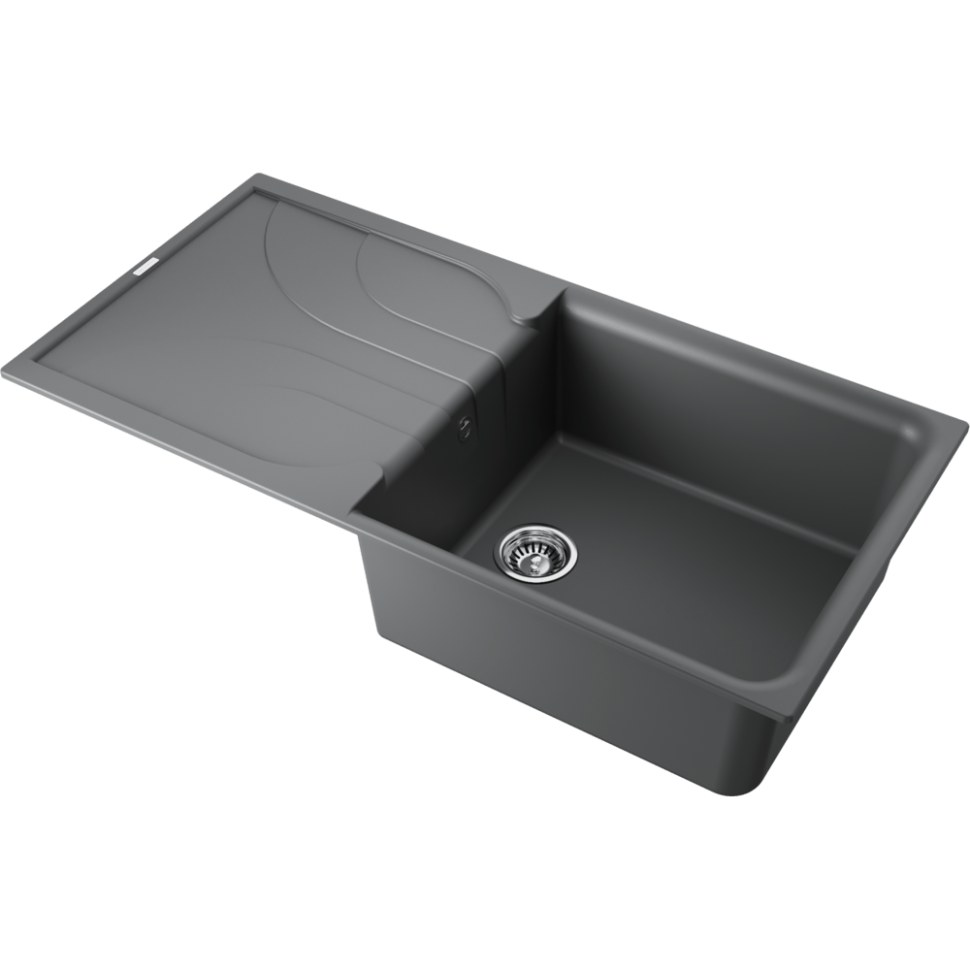 Кухонная мойка Omoikiri Yasugata 100-PL Tetogranit/платина