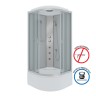 Душевая кабина Niagara Classic NG-2309-14G (100х100х215) высокий поддон(40см),стекло матовое,4 места