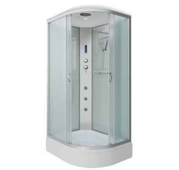 Душевая кабина Niagara Classic NG-33984-14LF (90х80х215) средний поддон(26см),стекло матовое,4 места