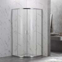 Душевой угол Veconi Rovigo RV-202, 900x900x1900, хром, стекло прозрачное