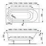 Акриловая ванна VAGNERPLAST KASANDRA 160x70