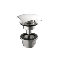 Донный клапан GRB VALVES 05055923 клик-клак, квадратный, никель  