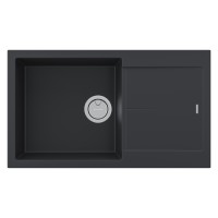 Мойка EXTENSIO 86, ACRYSTONE, PM988650-AN, ANTRACITE, 860х500 мм, Paulmark
