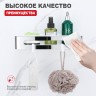 Полка для ванной комнаты 290*115*55мм Raglo хром