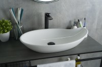 Раковина Gid N9052 51116 накладная белая 65x38x14