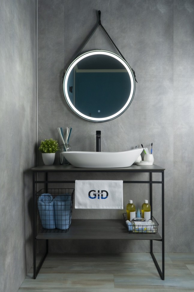 Раковина Gid N9052 51116 накладная белая 65x38x14