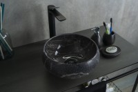 Раковина Gid Mnc480 54432 накладная под камень глянцевая 32x32x15.5