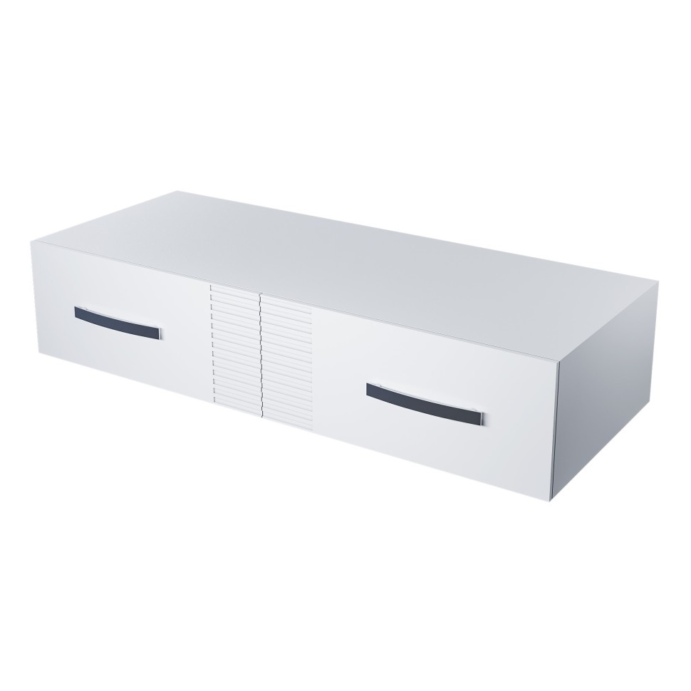 Тумба для ванной с подстольем под раковину Andrea Sozvezdie 120 см, белая эмаль