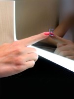 Зеркало для ванной с подсветкой Uperwood Barsa 60х80 см, прямоугольное, сенсор/антизапотевание