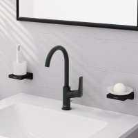 Смеситель Hansgrohe Logis для раковины, 1 отверстие, с донным клапаном, цвет: черный матовый 71130670