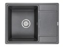 Мойка FLUGEN 50-650, IT-GRANIT, PM216550-DG, графит, 650х500 мм, Paulmark