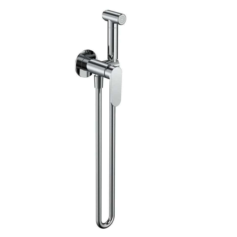 AQM6917CR Novara Готовый комплект гиг. душа (скрытый монтаж, латунная лейка), цвет хром