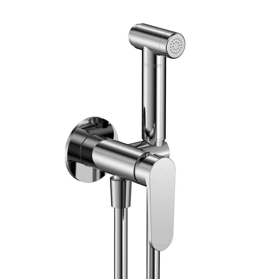 AQM6917CR Novara Готовый комплект гиг. душа (скрытый монтаж, латунная лейка), цвет хром