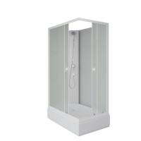 Душевая кабина Niagara Promo P100/80/26Q/MT/BK (100х80х200) 4 места