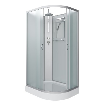 Душевая кабина Niagara Classic NG-3312-14LBKT (120х80х210) низкий поддон(13см),стекло матовое,3 места