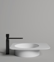 Раковина накладная ALDA 01  покраска по RAL полностью 580х350х150 S-Stone Матовое