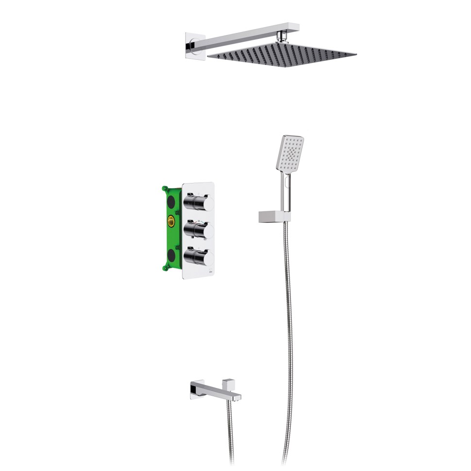 Душевая система встроенная с термостатом Timo Petruma SX-5149/00SM хром