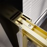Душевой угол Veconi Premium Trento PTC-SP-30G, 1200х1000x2000, брашированное золото, стекло прозрачное