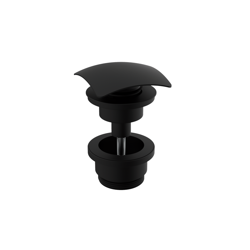 Донный клапан GRB VALVES 05055022 клик-клак, квадратный, черный матовый  