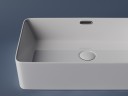 Умывальник чаша накладная прямоугольная со сливом переливом Element 600x380x140мм
