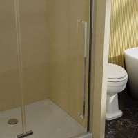 Душевая дверь Slim-N VDPH-5SN100CL, 1000, хром, стекло прозрачное