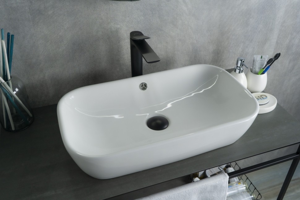 Раковина Gid N9217 51132 накладная белая 61x34x13.5