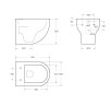 Чаша подвесного унитаза BelBagno ONDA BB066CHR