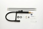 AQM9904MB Cucina Смеситель для кухни с гибким изливом, черный матовый