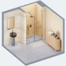 Душевая дверь RGW SV-006Gr (Прозрачное, 1000мм)  