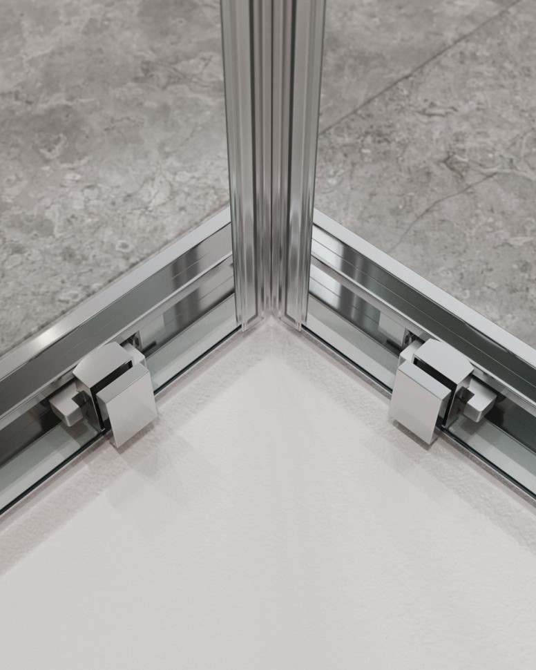 Душевой уголок CEZARES MOLVENO-AH-21-80+20-C-Cr-IV