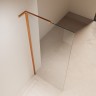 Душевая перегородка Волк-Ин (Walk-In) VLSW-1H120CLBC, 1200*2000, брашированная медь, стекло прозрачное