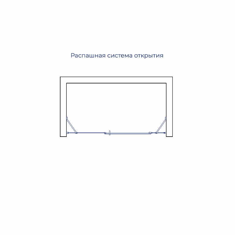 Душевая дверь RGW LE-009 (LE-004 + Z-09+профиль A-14) 1500  