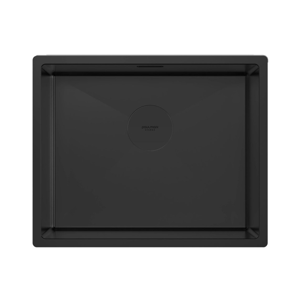 Мойка нерж. сталь NEXT 54 UNI, PM215444-MBN, матовый черный, 540х440мм, Paulmark 1,2мм