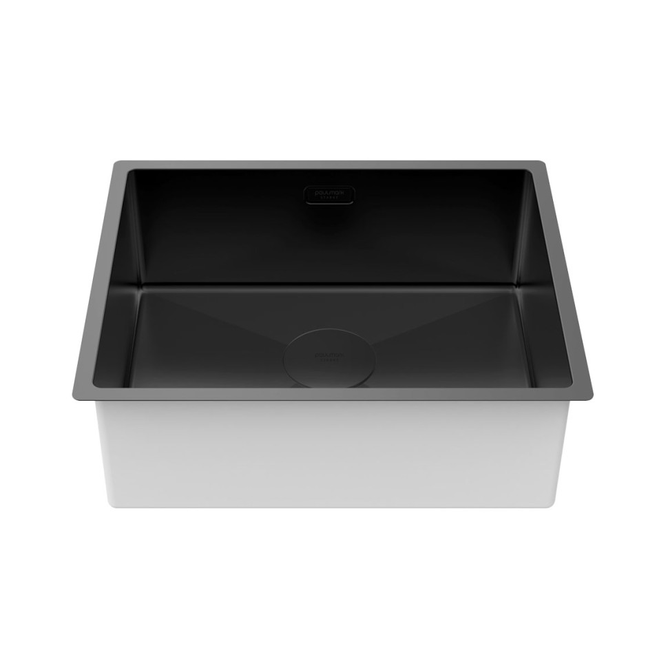 Мойка нерж. сталь NEXT 54 UNI, PM215444-MBN, матовый черный, 540х440мм, Paulmark 1,2мм