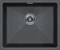 Мойка LUMI 55UNI, IT-GRANIT, LU55-DG, графит, 555х460, Paulmark