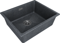 Мойка LUMI 55UNI, IT-GRANIT, LU55-DG, графит, 555х460, Paulmark