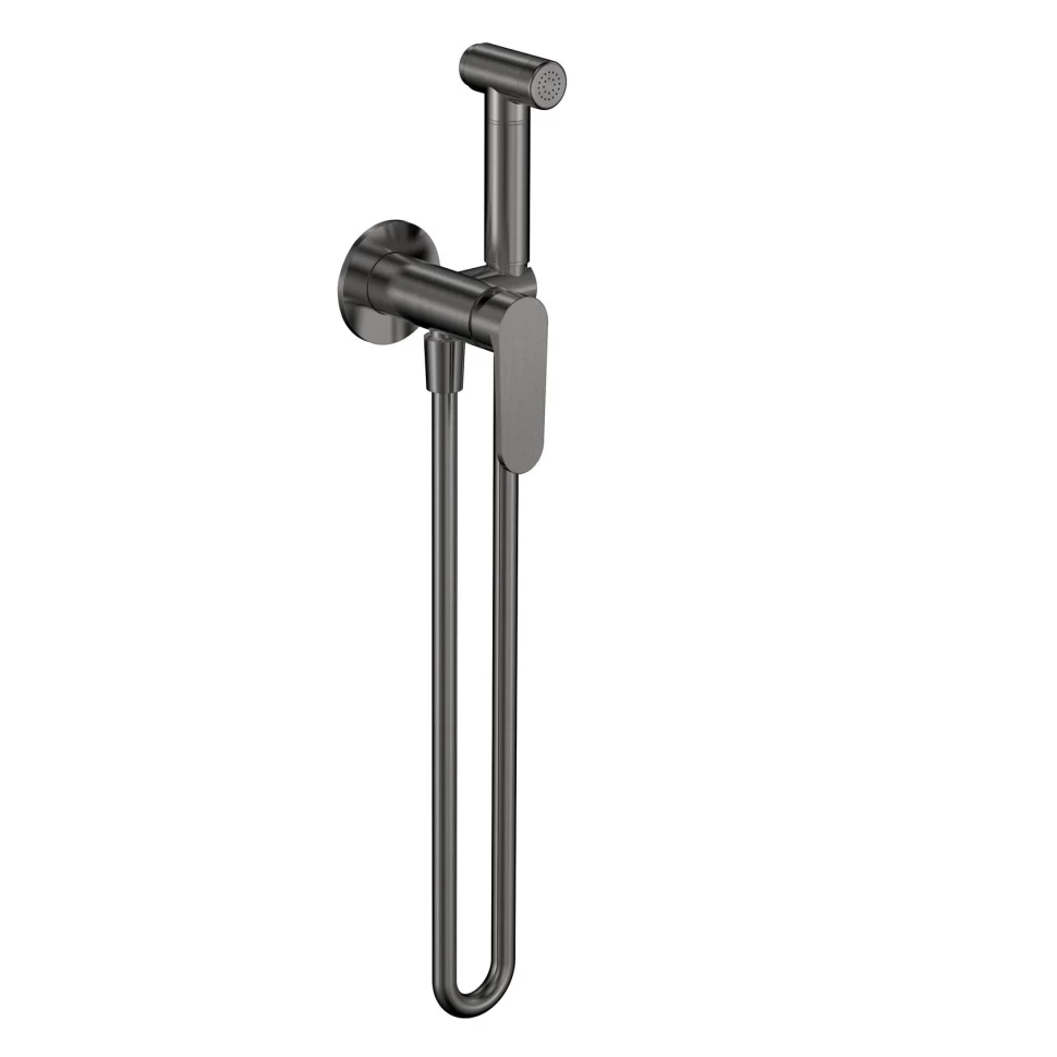 AQM6917GM Novara Готовый комплект гиг. душа (скрытый монтаж, латунная лейка), цвет металл