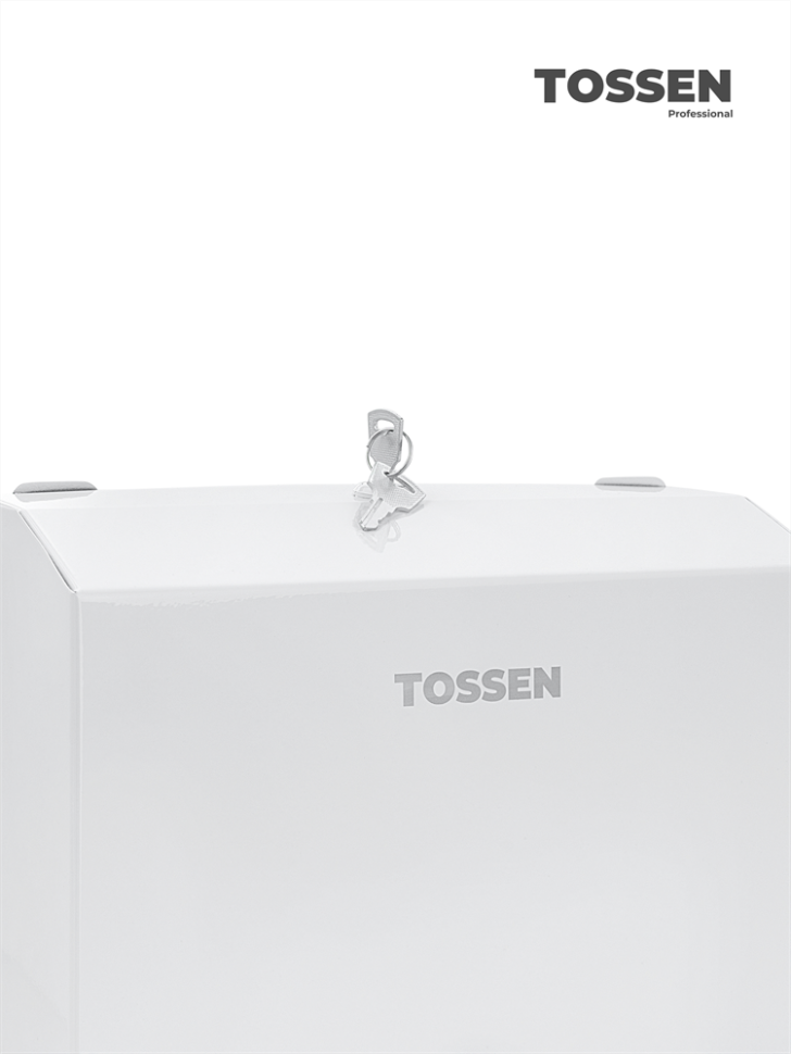 TOSSEN Z-400 MW - диспенсер бумажных полотенец (коллекция «Белая сталь»)  