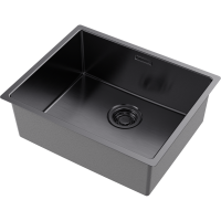 Кухонная мойка Omoikiri Tadzava 54-U/I Ultra-GM нерж. сталь/вороненая сталь