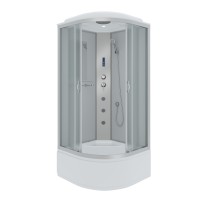 Душевая кабина Niagara Classic NG-2309-14F (100х100х215) высокий поддон(40см),стекло матовое,4 места
