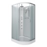 Душевая кабина Niagara Classic NG-3312-14LBKTG (120х80х210) низкий поддон(13см),стекло матовое,3 места