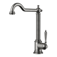 Смеситель для кухни Omoikiri Toshima-SI латунь/античное серебро