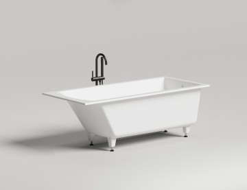 Ванна встраиваемая CASCATA 170x75 S-Sense Матовое