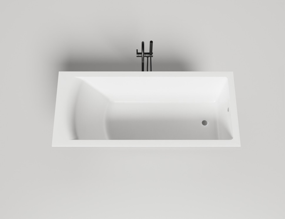 Ванна встраиваемая CASCATA 170x75 S-Sense Матовое