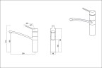 Смеситель EMAR EC-3011 3011.5 Агат
