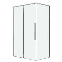Душевое ограждение Grossman Galaxy 100.K33.01.100.10.00-200.K33.01.80.10.00 (100х80х195) раздвижная,хром,стекло прозрачное,2 места
