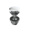 Донный клапан GRB VALVES 081100 клик-клак, круглый, хром  