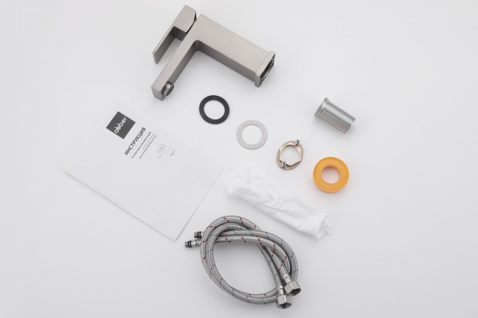 Смеситель ABBER Daheim AF8210SP для раковины, сатин